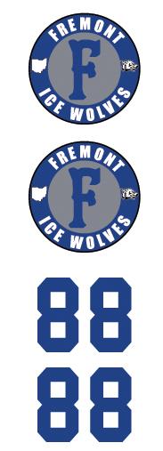 Fremont Ice Wolves Hockey Stickers & Decals | Stick Bandits