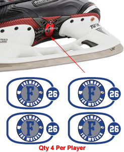 Fremont Ice Wolves Hockey Stickers & Decals | Stick Bandits