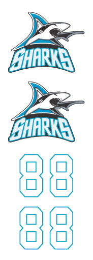 Scarborough Sharks Stickers & Decals | Stick Bandits