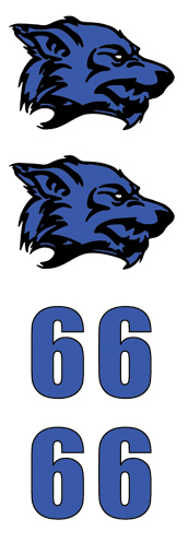 Fremont Ice Wolves Blue Hockey Stickers & Decals | Stick Bandits