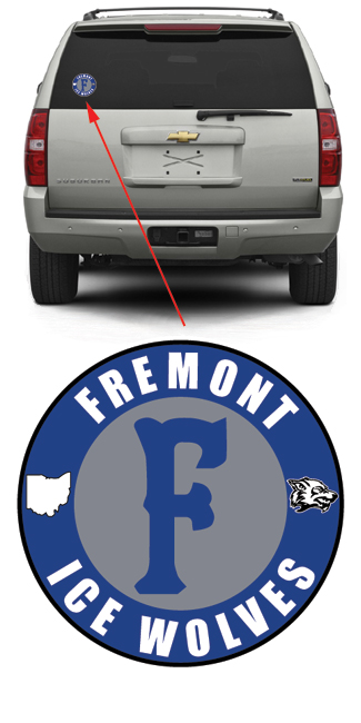 Fremont Ice Wolves Hockey Stickers & Decals | Stick Bandits