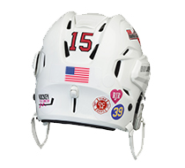 Hockey Helmet - Flags