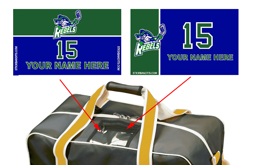 Personalized Hockey Luggage Tags