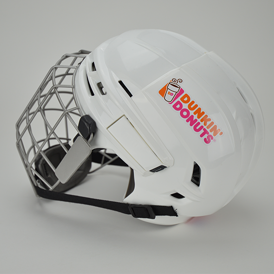 Hockey Helmet Logo Advertisements