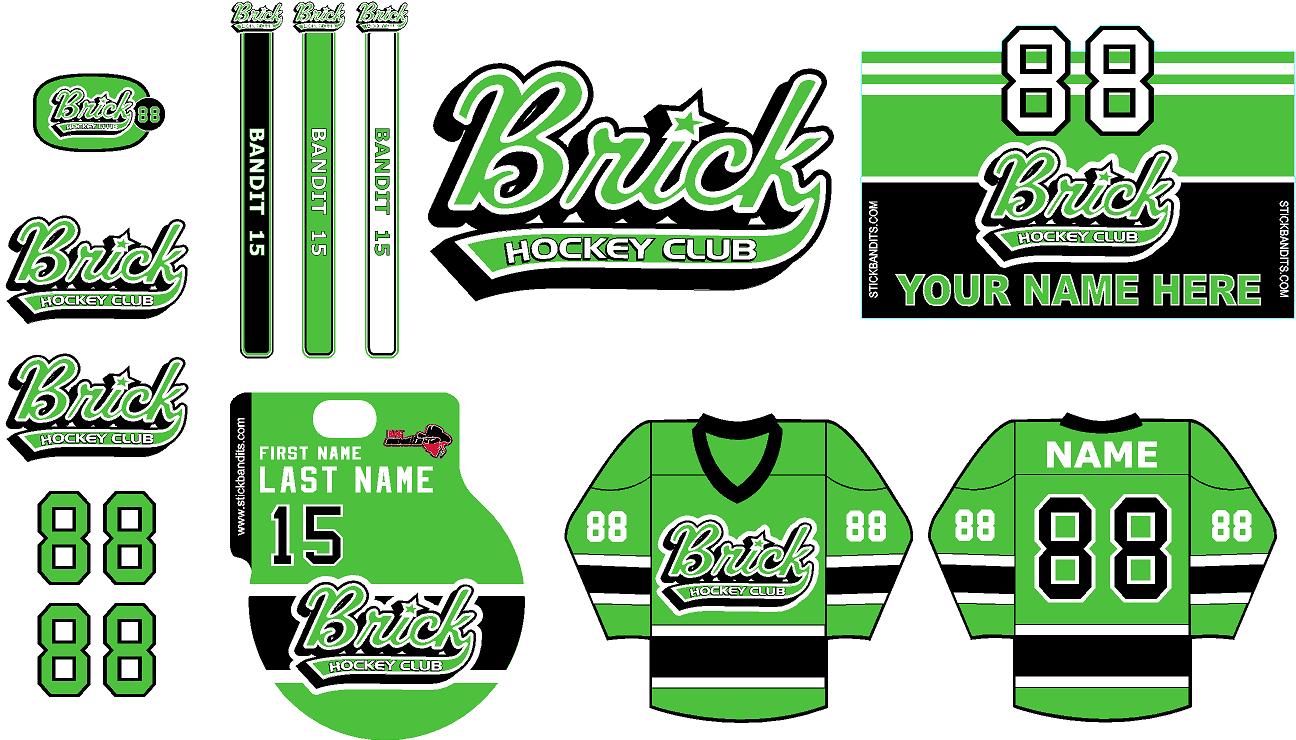Brick Hockey Club Stickers & Decals